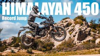 2024 Royal Enfield Himalayan 450 Review  & World Record Jump