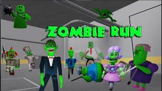 New ZOMBIE Speed Runs in all PlatinumFalls Scary Obby Games Gran Papa Siren Cop Mr Funny Castle