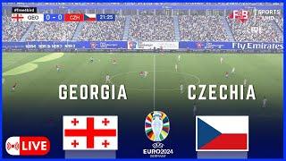 GEORGIA VS CZECH REPUBLIC  LIVE  UEFA EURO 2024  .SIMULATION & LIVE SCORE #uefa #euro2024