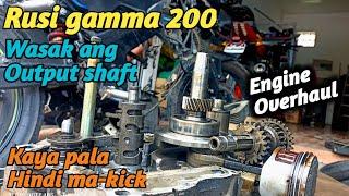 Gamma 200 Biglang tumirik at ayaw ma kick Durog ang output shaft  Gastos na naman ito
