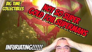 Big Time Collectibles Gold Foil Death Of Superman Unboxing GONE WRONG