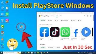 How To Download And Install Google PlayStore Apps On Windows PC Or Laptop 2024 Easiest Way