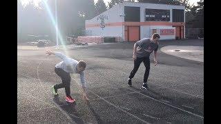 OLYMPIAN VS D1 BASKETBALL PLAYER 100M DRAG RACE