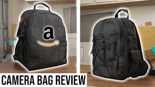 AMAZON CAMERA BAG REVIEW  Best Budget Camera Backpack for DSLRs  Amazonbasics Review
