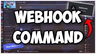 NEW - How to make a WEBHOOK COMMAND for your discord bot  Discord.js V14