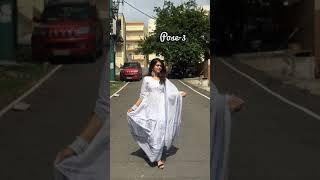 Candid Photo Poses  Anarkali Suit Pose  YouTube #shorts  Santoshi Megharaj