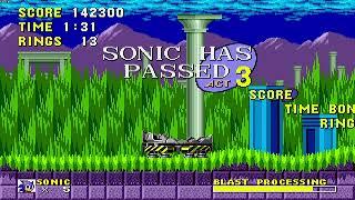 TAS Sonic 1 blast speedrun in 2306