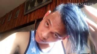 Tips and trick Cara Bleaching rambut .... part 3 pewarnaan Warna blue silvery gray.....