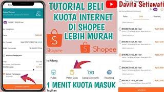 CARA BELI KUOTA INTERNET  PAKET DATA DI SHOPEE