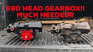 How to fix bad steering in a Dodge Ram. Redhead gearbox install.