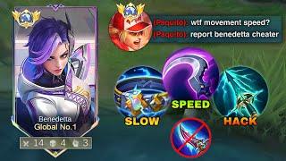 WHEN GLOBAL BENEDETTA USING NEW HYBRID BUILD   must try   MOBILE LEGENDS