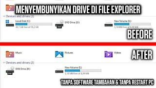 Ingin Menyembunyikan Partisi Drive??? Coba Lakukan Cara Simpel Ini