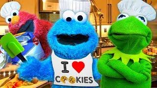 Cooking with Cookie Monster Kermit the Frog and Cookie Monsters Cooking Show