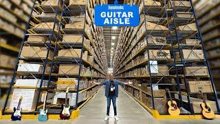 I tour the BIGGEST MUSIC GEAR distribution center