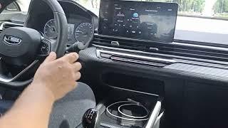 Geely Emgrand 7 new салон приборка движение