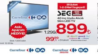 CarrefourSA  SEG TV ve JS Max Tablet Fırsatı Reklamı