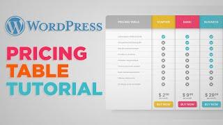 How To Create A Pricing Table In WordPress  Simple And Easy 2024