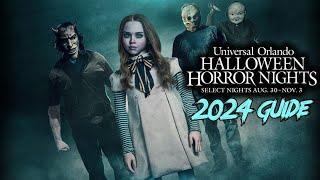 Halloween Horror Nights 2024 Guide to Universal Orlando HHN 33  Houses Scare Zones & More #hhn