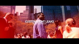 How to Create Custom Light Leaks in After Effects  After Effects Tutorial - No Plugins