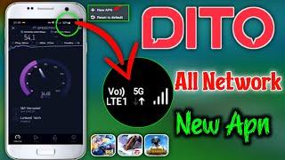 DITO SIM Setup APN Settings 5G Internet Speed For All Networks