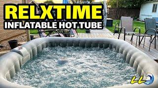RELXTIME 4-6 Person Inflatable Hot Tub. Setup and Review.
