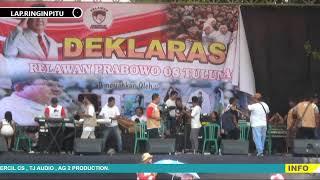 #live DEKLARASI RELAWAN PRABOWO 08 TULUNGAGUNG BERSATU