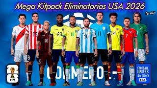  SUPERKITPACK ELIMINATORIAS USA 2026 MAS DE 60 KITS  100% Exclusivo y Original  PES 2021 