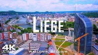 Liège  Luik Drone Aerial 4K 2024  Belgique België Belgium