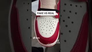 FAKE VS REAL AIR JORDAN 1 LOST AND FOUND *SCARY*