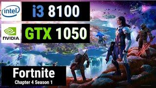 Core i3 8100 + GTX 1050 = FORTNITE