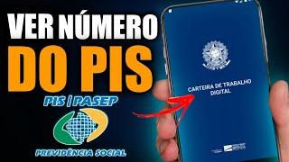 COMO VER O NÚMERO DO PIS NA CARTEIRA DE TRABALHO DIGITAL FÁCIL