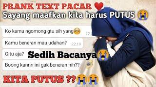 Prank Text Pacar MINTA PUTUS  - Pake Lagu Ungu Sayang Sampe Deg-degan #LDR