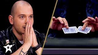 Wizard SHOCKS Judges With Amazing Sleight of Hand