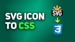 SVG Image to Web Font Icon with CSS  Create Your Own Font Icons Library