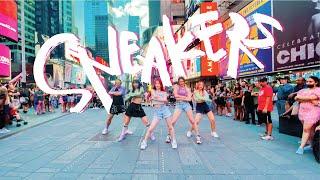 KPOP IN PUBLIC NYC  TIMES SQUARE ITZY있지 SNEAKERS Dance Cover by OFFBRND