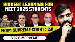 Supreme Court on NEET 2025  Biggest learning For NEET 2025  NEET 2025 Latest Update