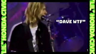 KURT COBAIN SARCASTICALLY HATES DAVE GROHL NIRVANA DRUMMER HAZING FULL VIDEO #LilHondaCivicTv