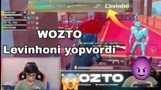 WOZTO vs LEVINHO  WOZTO Levinhoni yopvordi   @woztopubgm200  Vidioni kõramiz  #pubgmobile