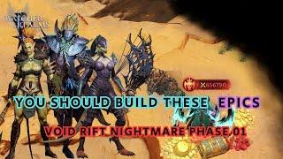 Watcher of Realms  Void Rift Nightmare With Epics Phase 01  F2P Day 405