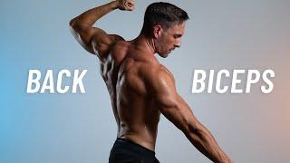 Perfect Back & Biceps Workout To Build Muscle At Home DUMBBELLS ONLY
