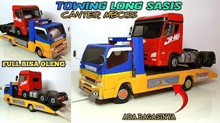 MEMBUAT TRUCK CANTER TOWING  LONG SASIS  BISA OLENG DARI KARDUS