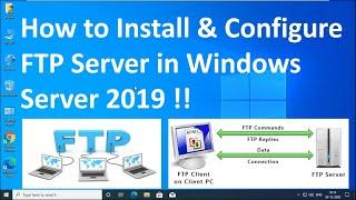 How to Install & Configure FTP Server on Windows Server 2019? Step by Step