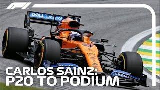 Carlos Sainz From P20 To Podium  2019 Brazilian Grand Prix