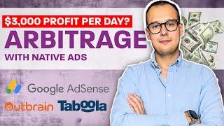 Profitable Arbitrage Campaigns Google AdSense with Native Ads Traffic Taboola Outbrain