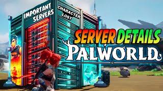 Palworld Server Details Cross Play? Character Saving?