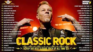 Classic Rock 70s 80s 90s Full Album ️ Metallica Aerosmith ACDC Nirvana Bon Jovi U2 GNR Queen