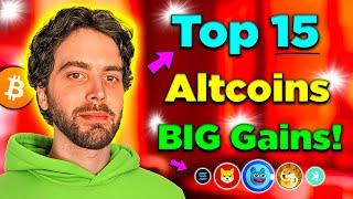 Top 15 Crypto Coins for BIG Gains Bitcoin to $150k