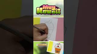 COMO DIBUJAR UN ZUMO DE NARANJA KAWAII - dibujos kawaii faciles - dibujar comida kawaii