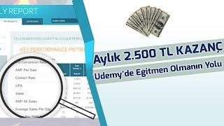 Udemy Eğitmen Olmanın Yolu - Aylık 2 bin 500 Lira Kazanç