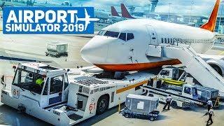 AIRPORT SIMULATOR 2019 #1 Fluggäste per BUS zum Flugzeug bringen  Flughafen Simulator